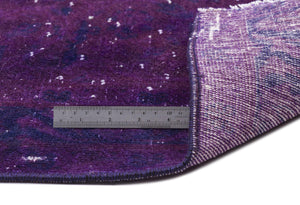 Purple Over Dyed Vintage XLarge Rug 9'6'' x 12'6'' ft 290 x 380 cm