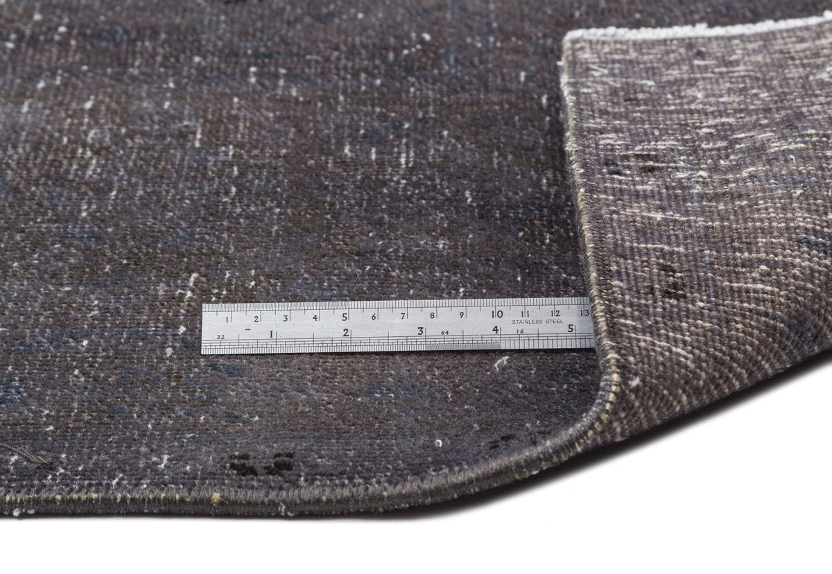 Gray Over Dyed Vintage XLarge Rug 9&#39;5&#39;&#39; x 12&#39;10&#39;&#39; ft 288 x 390 cm