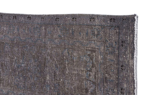 Gray Over Dyed Vintage XLarge Rug 9'5'' x 12'10'' ft 288 x 390 cm