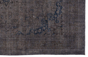 Gray Over Dyed Vintage XLarge Rug 9'5'' x 12'10'' ft 288 x 390 cm