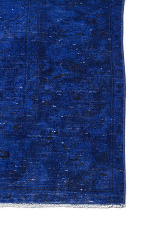 Blue Over Dyed Vintage XLarge Rug 9'8'' x 13'1'' ft 294 x 400 cm