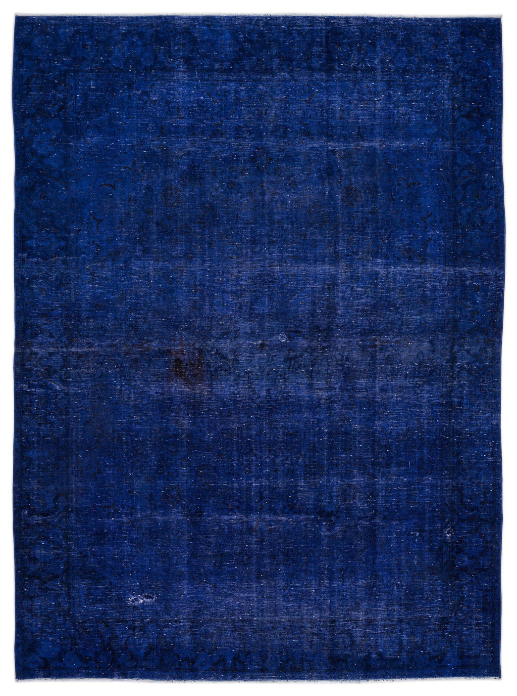 Blue Over Dyed Vintage XLarge Rug 9'8'' x 13'1'' ft 294 x 400 cm