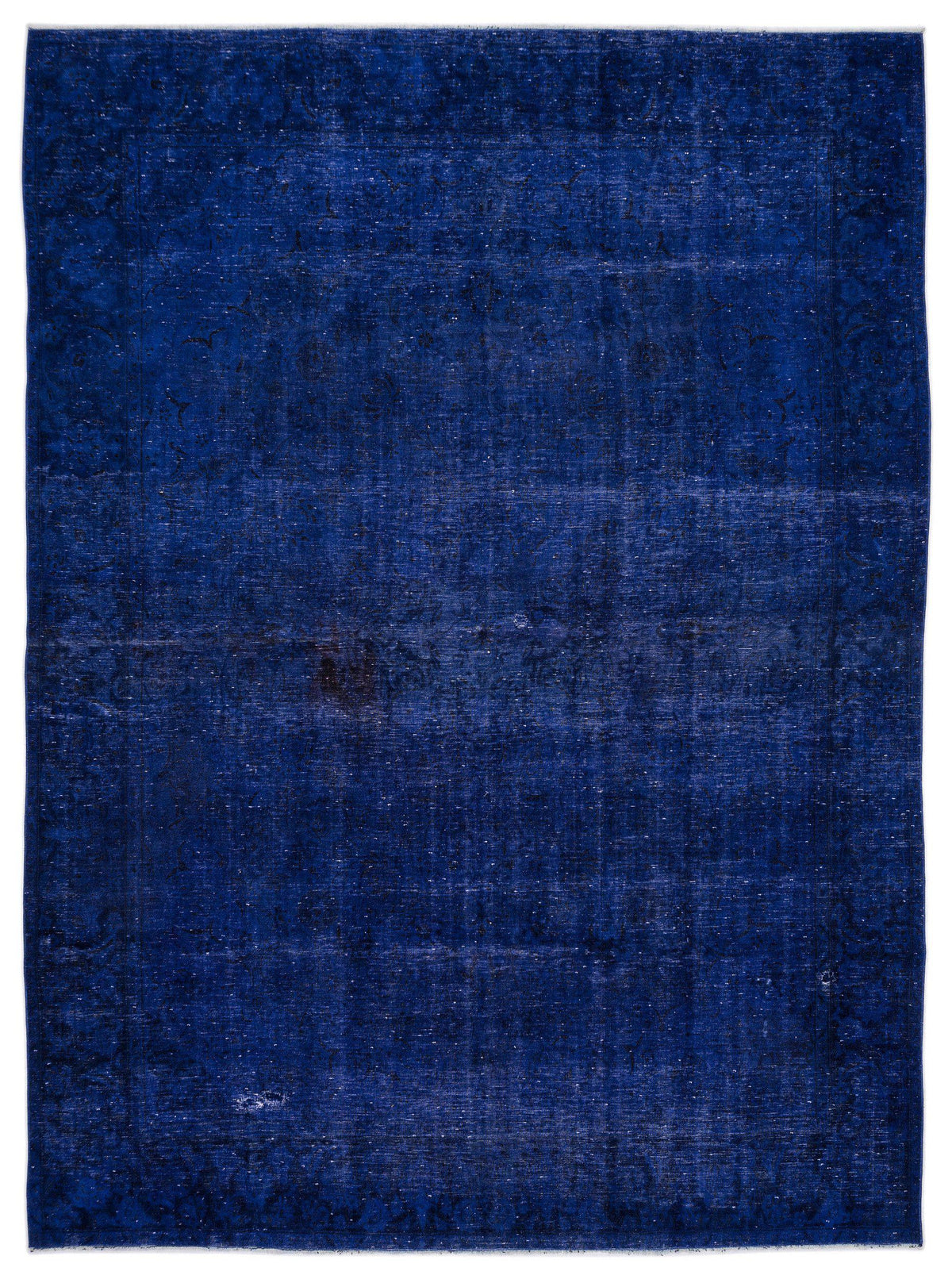 Blue Over Dyed Vintage XLarge Rug 9&#39;8&#39;&#39; x 13&#39;1&#39;&#39; ft 294 x 400 cm