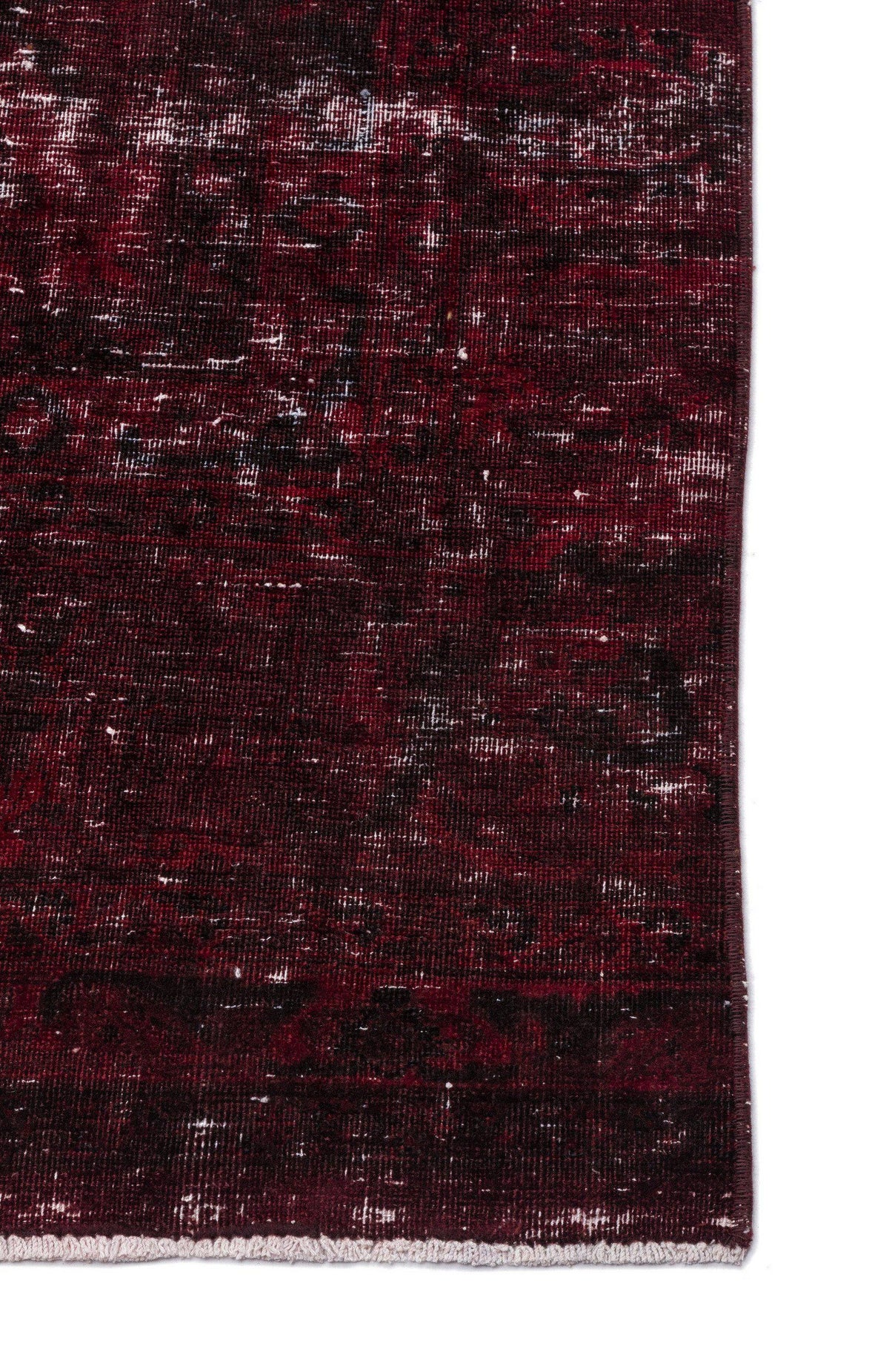 Red Over Dyed Vintage XLarge Rug 8&#39;11&#39;&#39; x 12&#39;12&#39;&#39; ft 271 x 396 cm