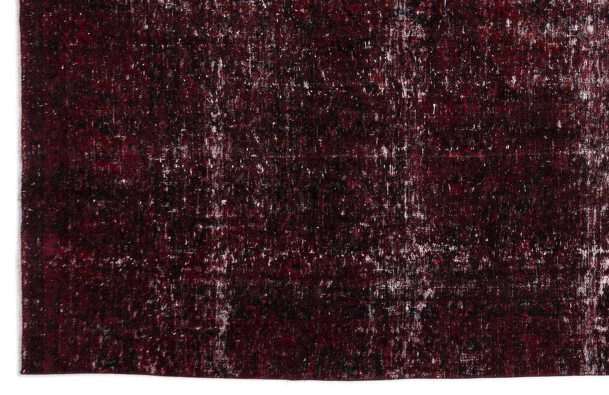 Red Over Dyed Vintage XLarge Rug 8&#39;11&#39;&#39; x 12&#39;12&#39;&#39; ft 271 x 396 cm