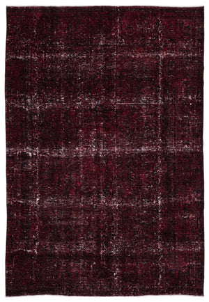 Red Over Dyed Vintage XLarge Rug 8'11'' x 12'12'' ft 271 x 396 cm