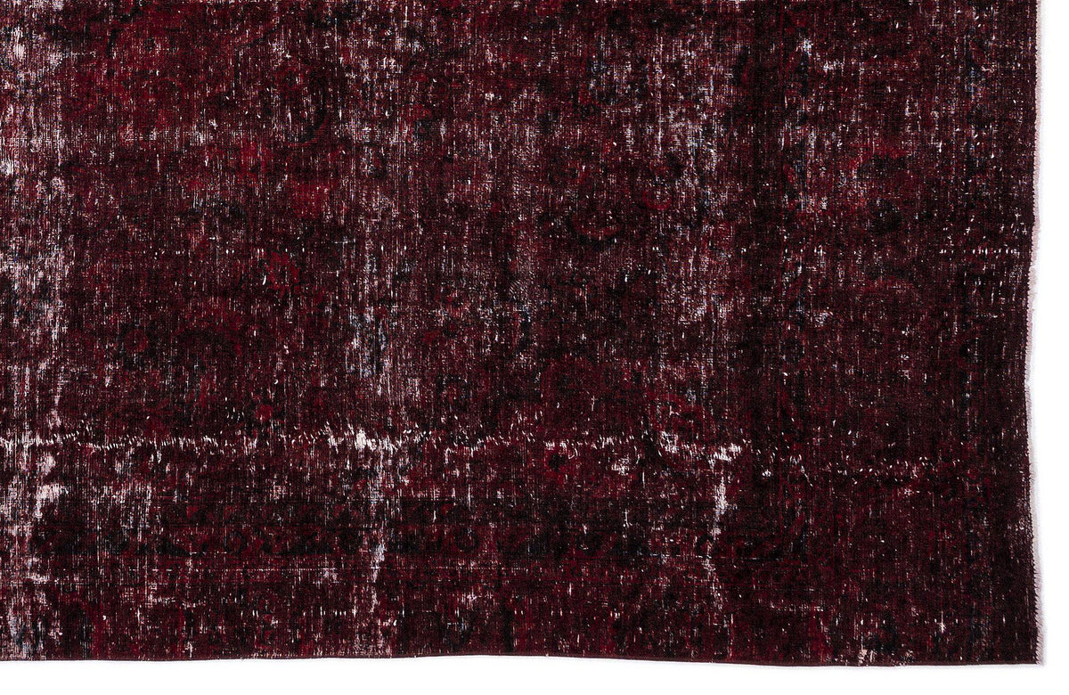 Red Over Dyed Vintage XLarge Rug 8&#39;11&#39;&#39; x 12&#39;12&#39;&#39; ft 271 x 396 cm