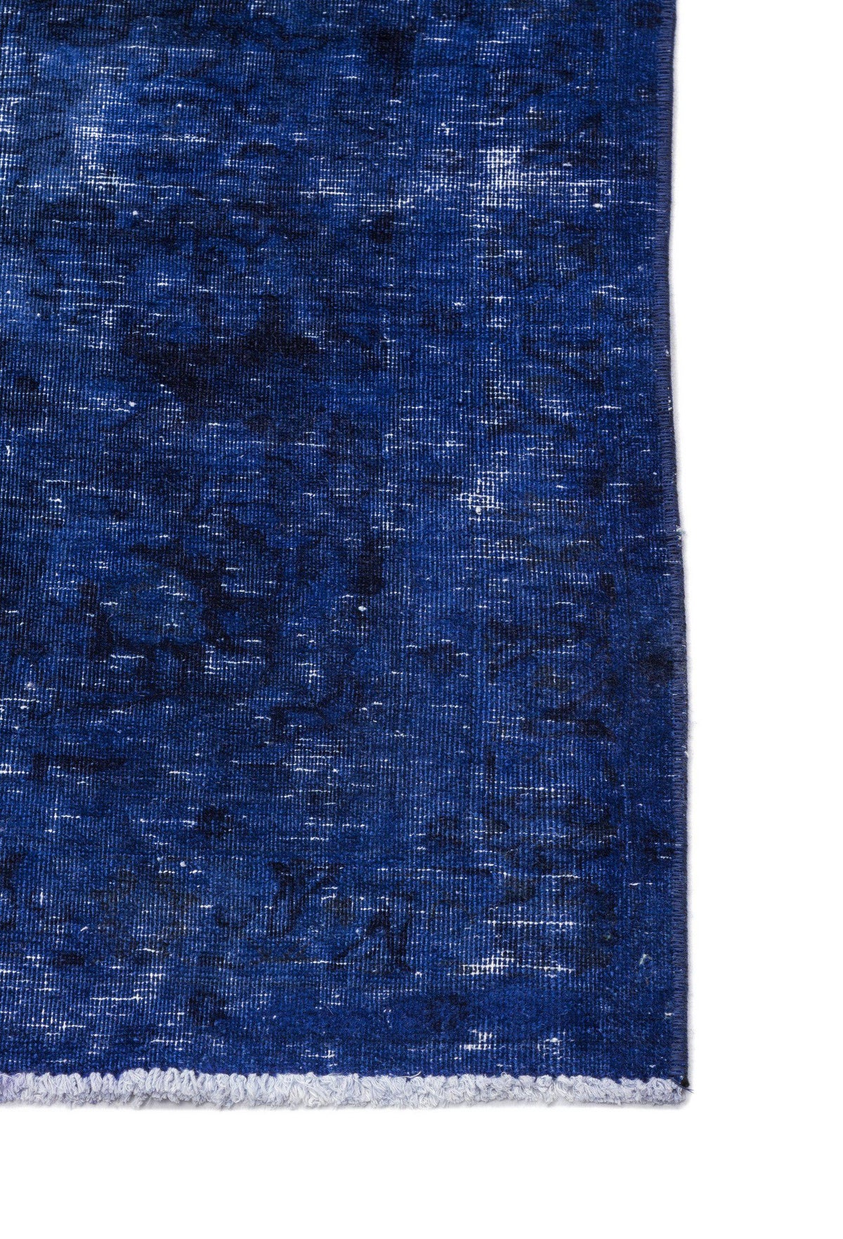 Blue Over Dyed Vintage XLarge Rug 9&#39;1&#39;&#39; x 12&#39;6&#39;&#39; ft 278 x 382 cm