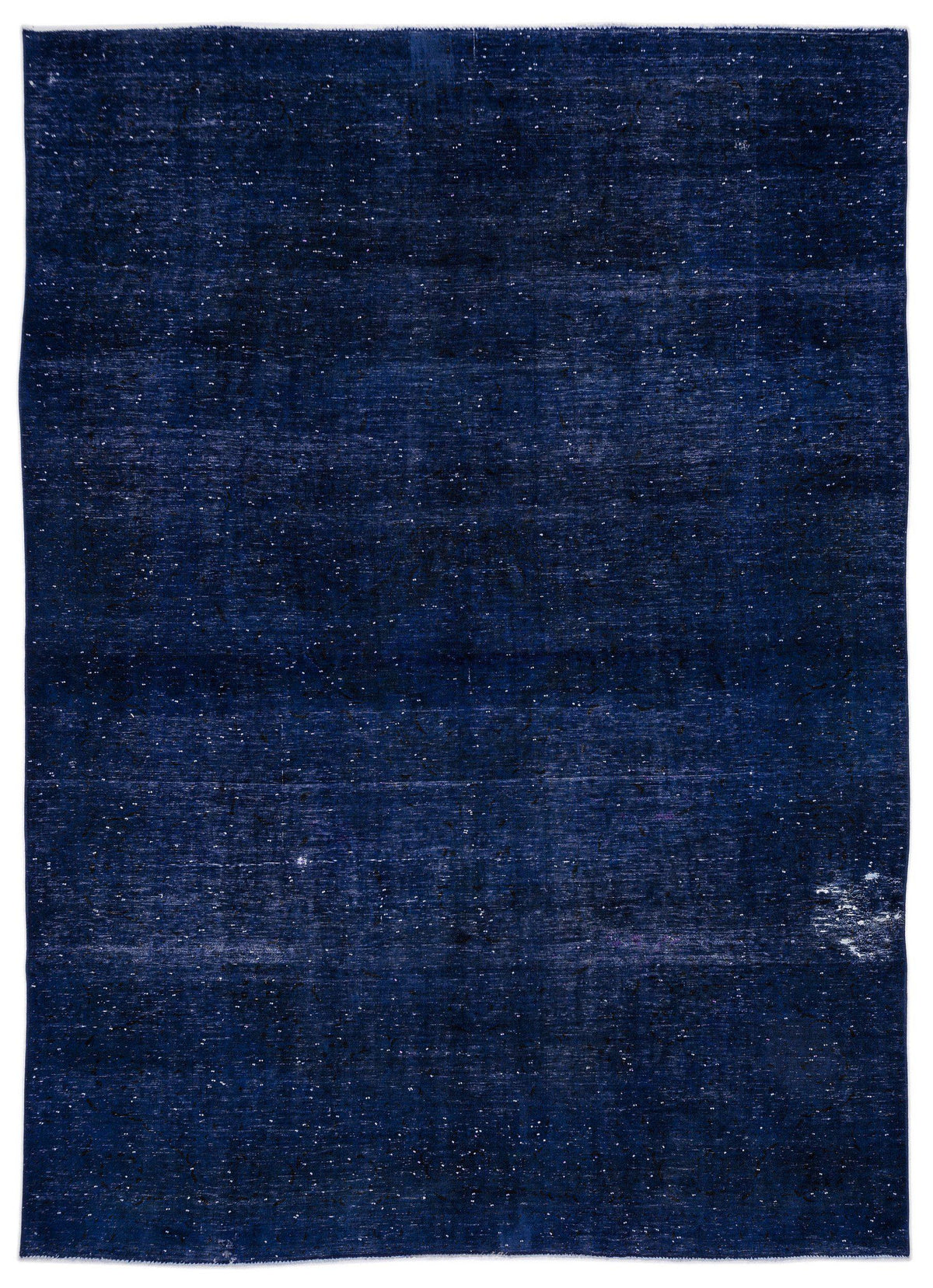 Blue Over Dyed Vintage XLarge Rug 9&#39;4&#39;&#39; x 13&#39;1&#39;&#39; ft 284 x 400 cm