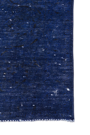 Blue Over Dyed Vintage XLarge Rug 9'4'' x 13'1'' ft 284 x 400 cm