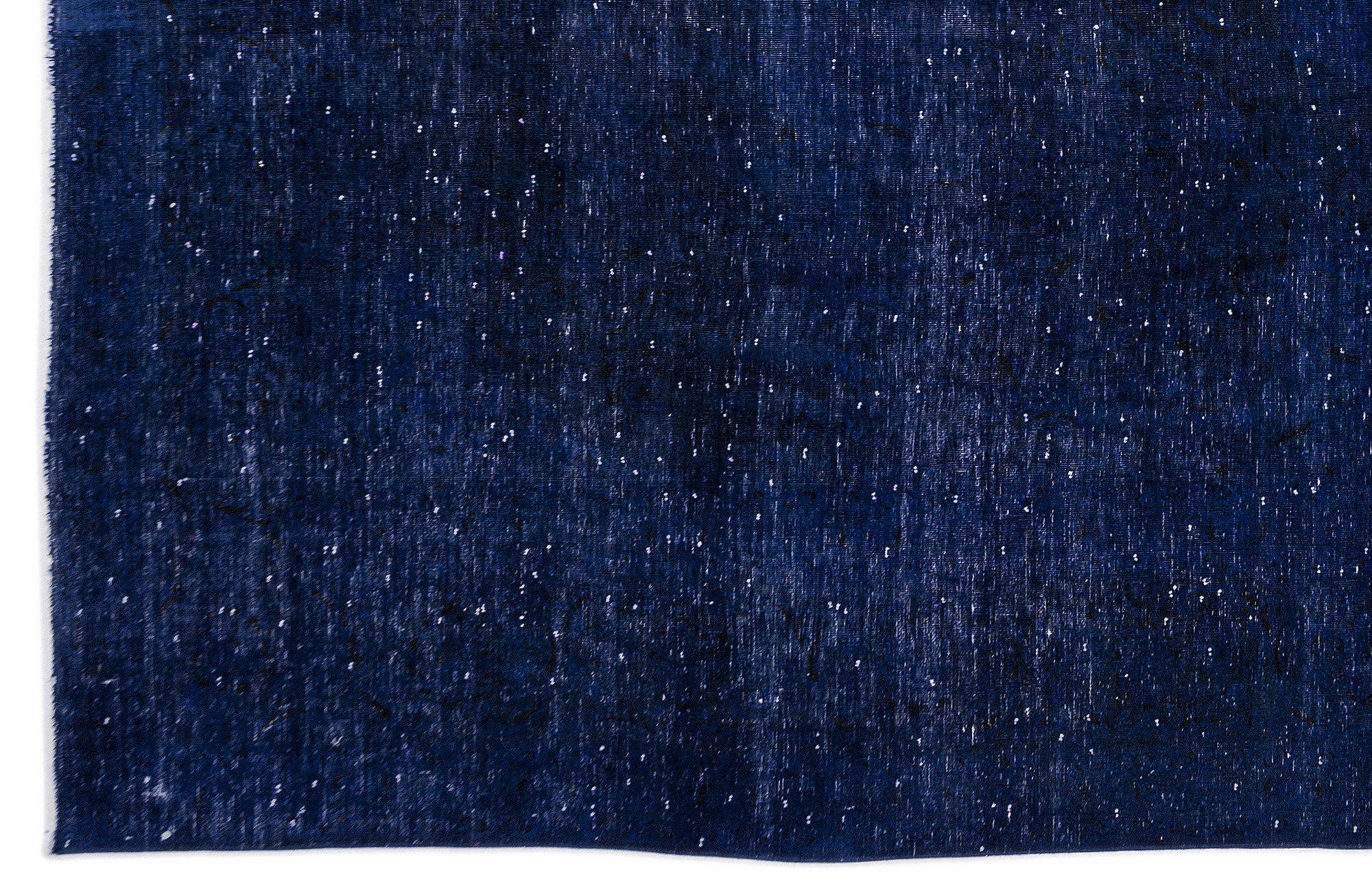 Blue Over Dyed Vintage XLarge Rug 9'4'' x 13'1'' ft 284 x 400 cm
