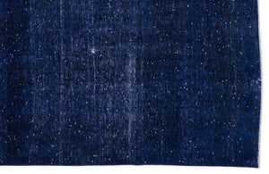 Blue Over Dyed Vintage XLarge Rug 9'4'' x 13'1'' ft 284 x 400 cm