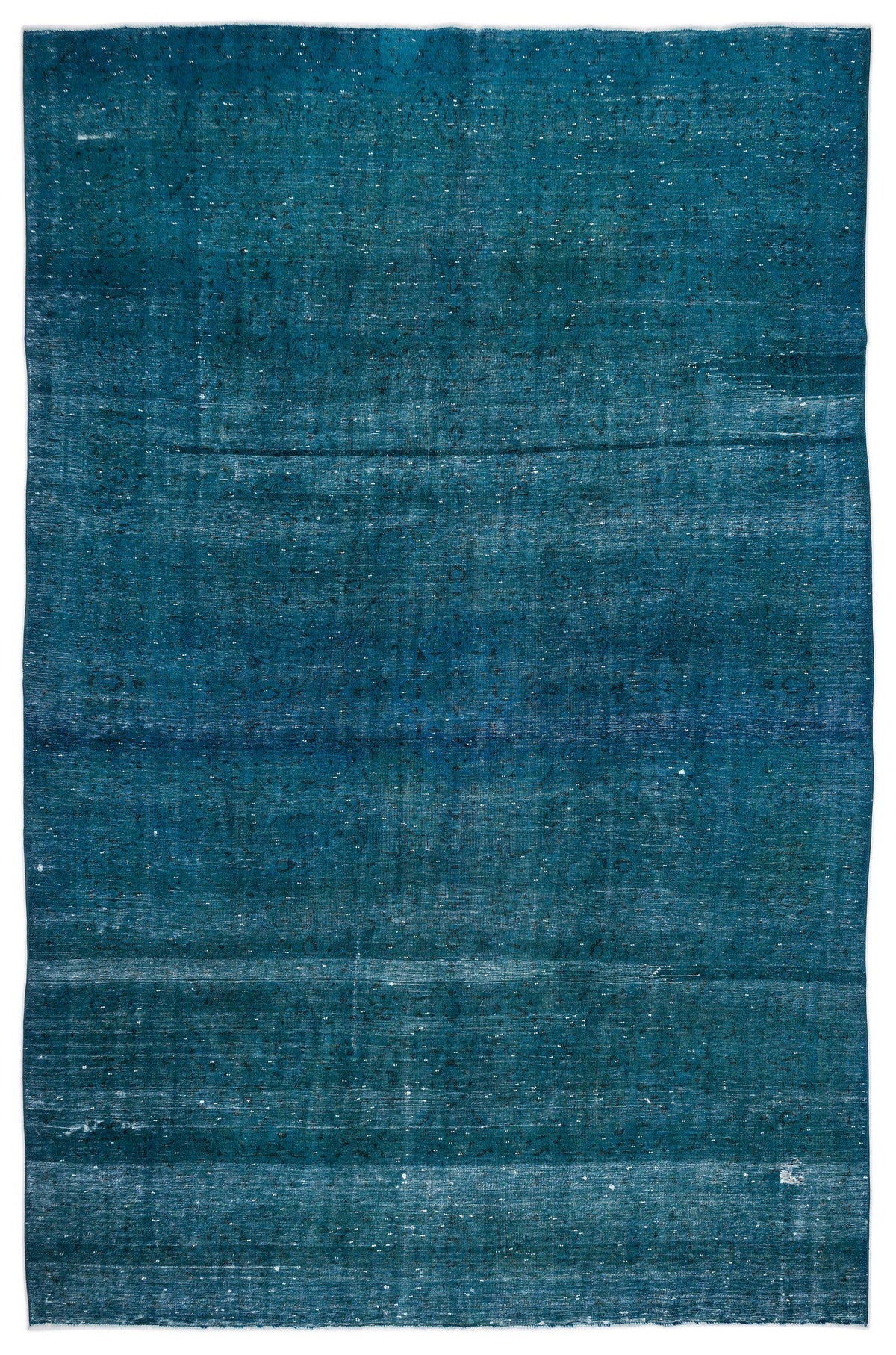 Turquoise  Over Dyed Vintage XLarge Rug 9&#39;2&#39;&#39; x 14&#39;4&#39;&#39; ft 280 x 437 cm