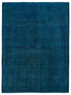 Turquoise  Over Dyed Vintage XLarge Rug 9'9'' x 13'2'' ft 298 x 401 cm
