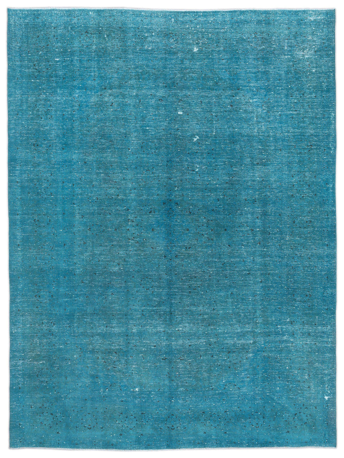 Turquoise  Over Dyed Vintage XLarge Rug 9&#39;7&#39;&#39; x 12&#39;10&#39;&#39; ft 293 x 390 cm