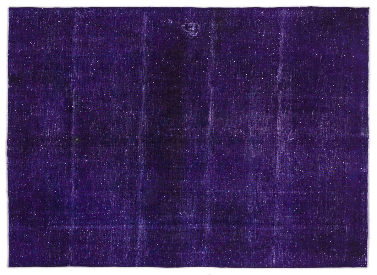 Purple Over Dyed Vintage XLarge Rug 9&#39;5&#39;&#39; x 12&#39;11&#39;&#39; ft 287 x 393 cm
