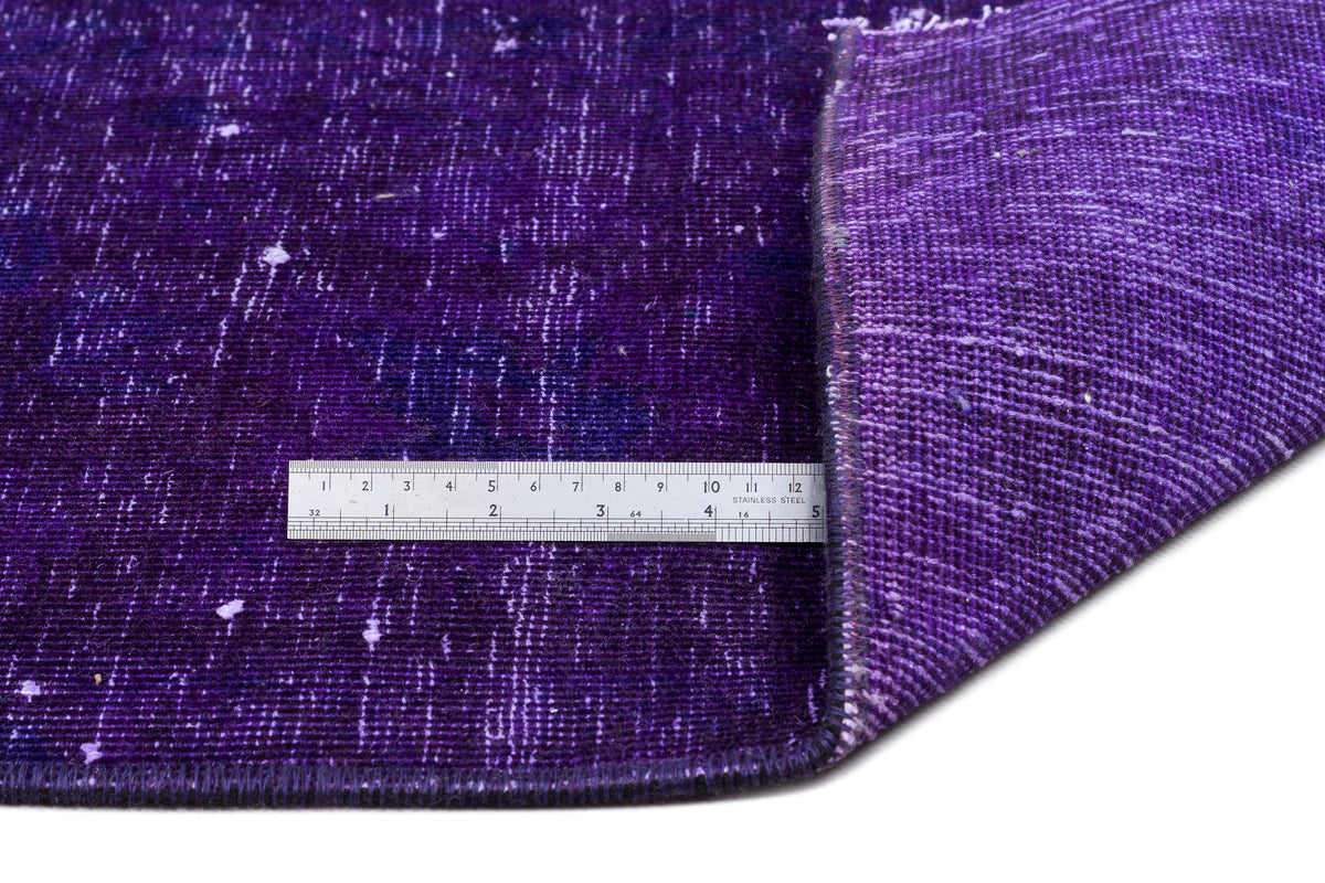 Purple Over Dyed Vintage XLarge Rug 8&#39;3&#39;&#39; x 12&#39;4&#39;&#39; ft 252 x 377 cm