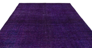 Purple Over Dyed Vintage XLarge Rug 8'3'' x 12'4'' ft 252 x 377 cm