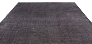 Gray Over Dyed Vintage XLarge Rug 9'7'' x 13'1'' ft 291 x 400 cm