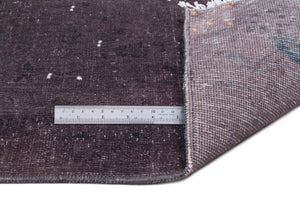 Gray Over Dyed Vintage XLarge Rug 9'4'' x 13'1'' ft 285 x 398 cm