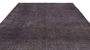 Gray Over Dyed Vintage XLarge Rug 9'4'' x 13'1'' ft 285 x 398 cm