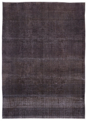 Gray Over Dyed Vintage XLarge Rug 9'4'' x 13'1'' ft 285 x 398 cm