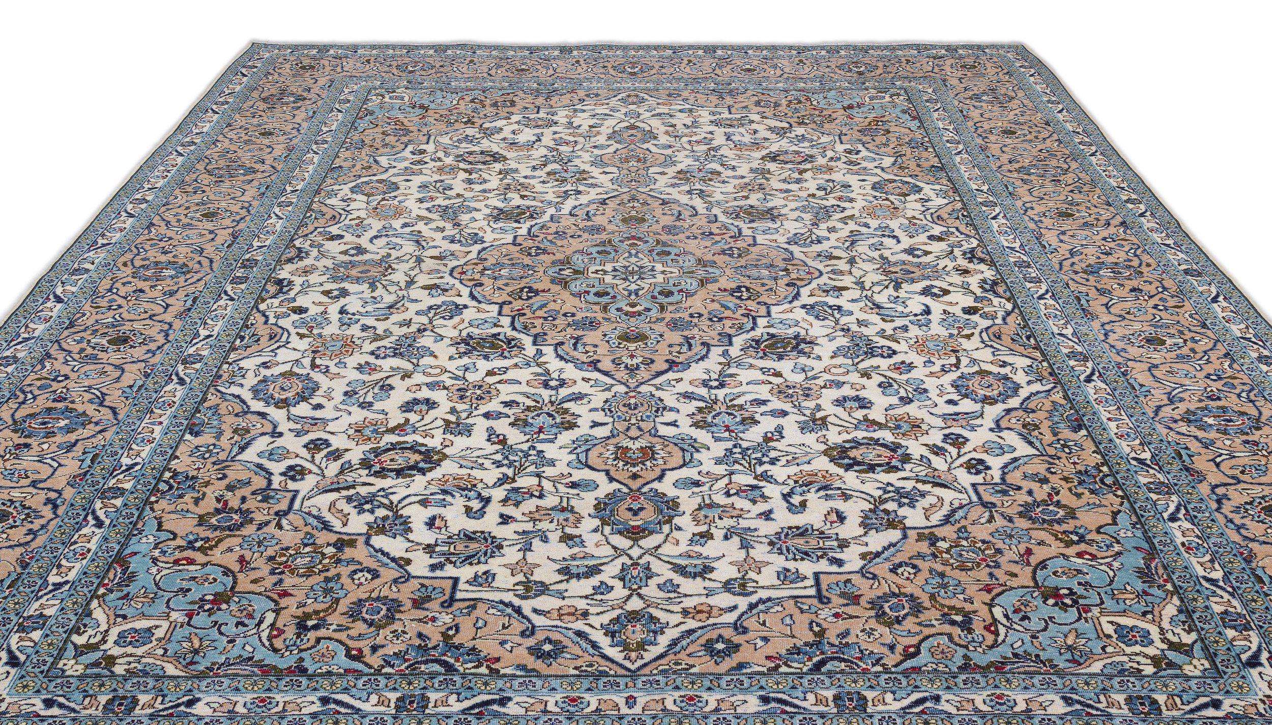 Naturel Over Dyed Vintage XLarge Rug 9'8'' x 13'2'' ft 295 x 402 cm