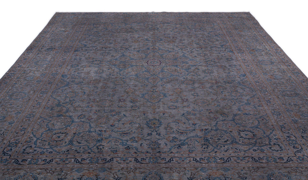 Gray Over Dyed Vintage XLarge Rug 9'9'' x 13'1'' ft 296 x 400 cm