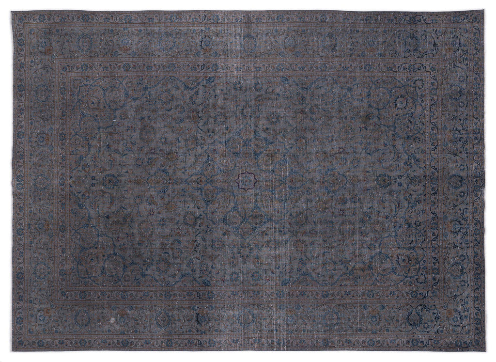 Gray Over Dyed Vintage XLarge Rug 9'9'' x 13'1'' ft 296 x 400 cm
