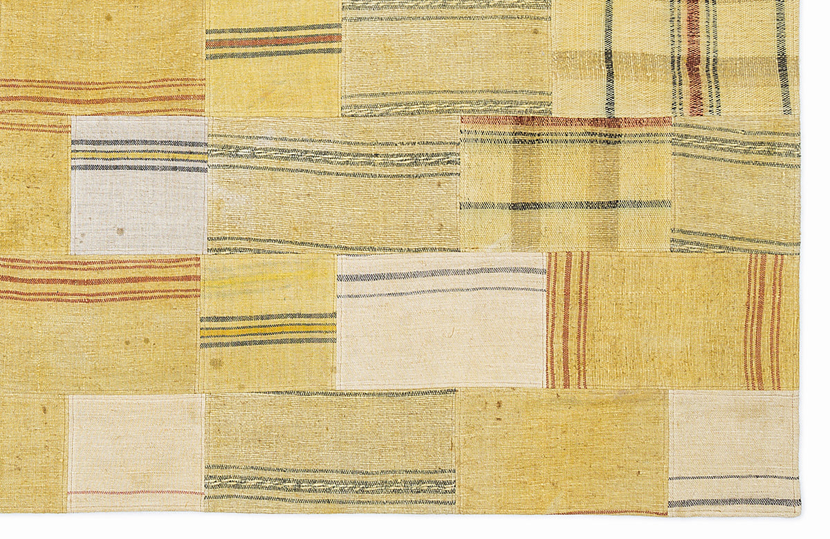 Mixed Over Dyed Kilim Patchwork Unique Rug 5&#39;3&#39;&#39; x 7&#39;7&#39;&#39; ft 160 x 230 cm