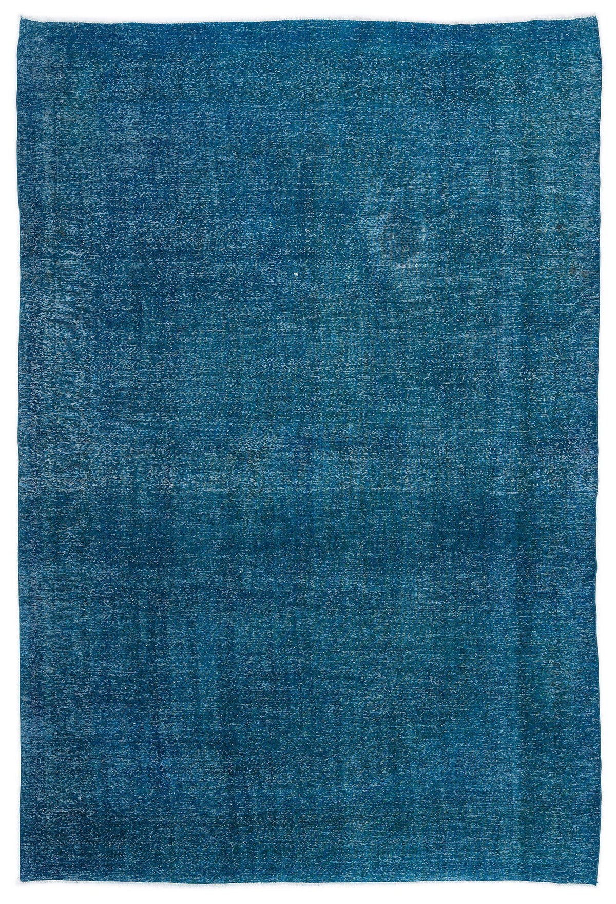 Turquoise  Over Dyed Vintage XLarge Rug 9&#39;7&#39;&#39; x 13&#39;11&#39;&#39; ft 291 x 423 cm