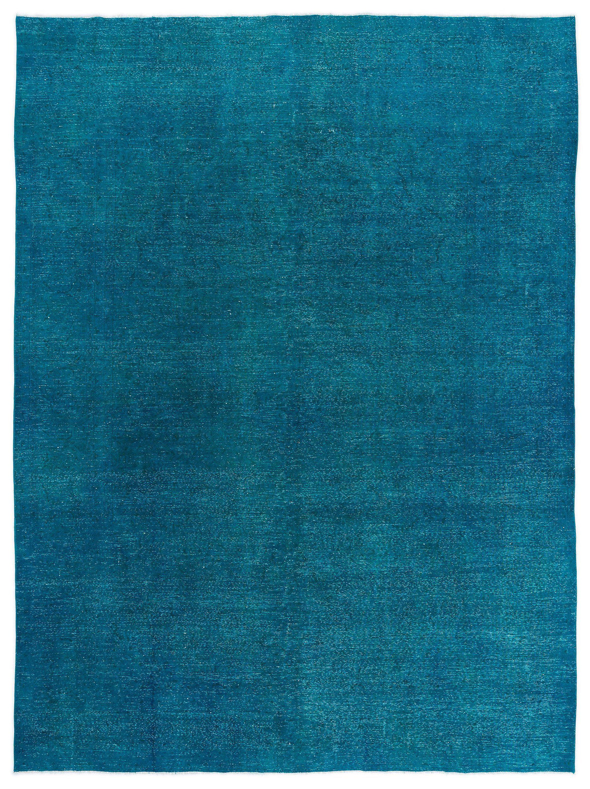 Turquoise  Over Dyed Vintage XLarge Rug 9&#39;7&#39;&#39; x 12&#39;12&#39;&#39; ft 291 x 395 cm