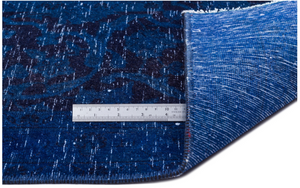 Traditional Design Blue Over Dyed Vintage XLarge Rug 9'6'' x 13'5'' ft 289 x 409 cm