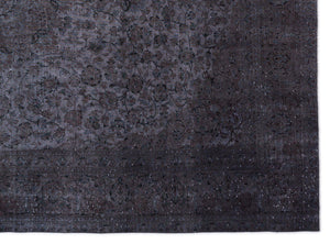 Gray Over Dyed Vintage XLarge Rug 9'6'' x 12'9'' ft 290 x 388 cm