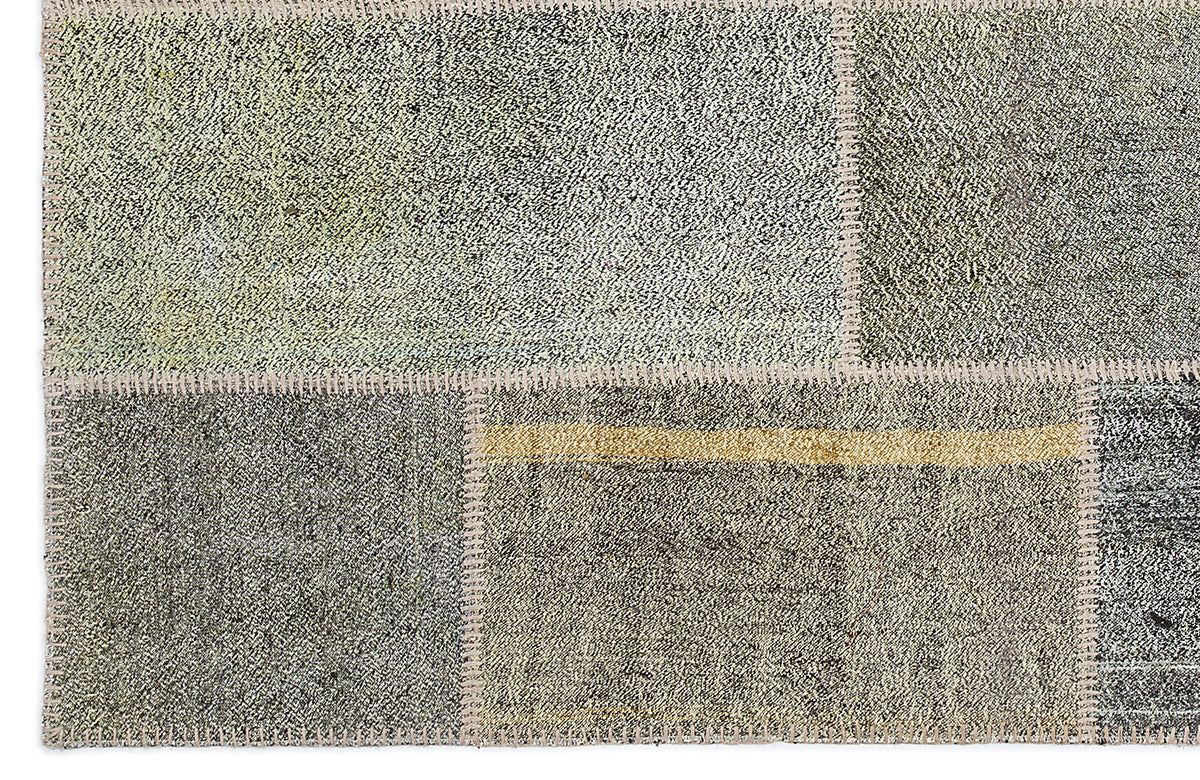 Mixed Over Dyed Kilim Patchwork Unique Rug 5&#39;3&#39;&#39; x 7&#39;7&#39;&#39; ft 160 x 230 cm