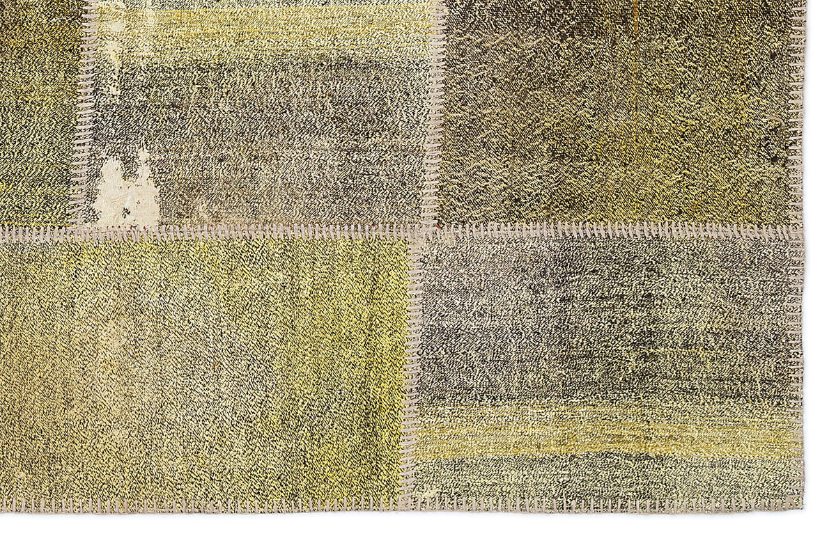 Mixed Over Dyed Kilim Patchwork Unique Rug 5&#39;3&#39;&#39; x 7&#39;7&#39;&#39; ft 160 x 230 cm