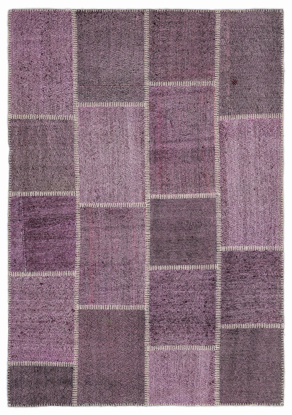 Mixed Over Dyed Kilim Patchwork Unique Rug 5&#39;3&#39;&#39; x 7&#39;7&#39;&#39; ft 160 x 230 cm