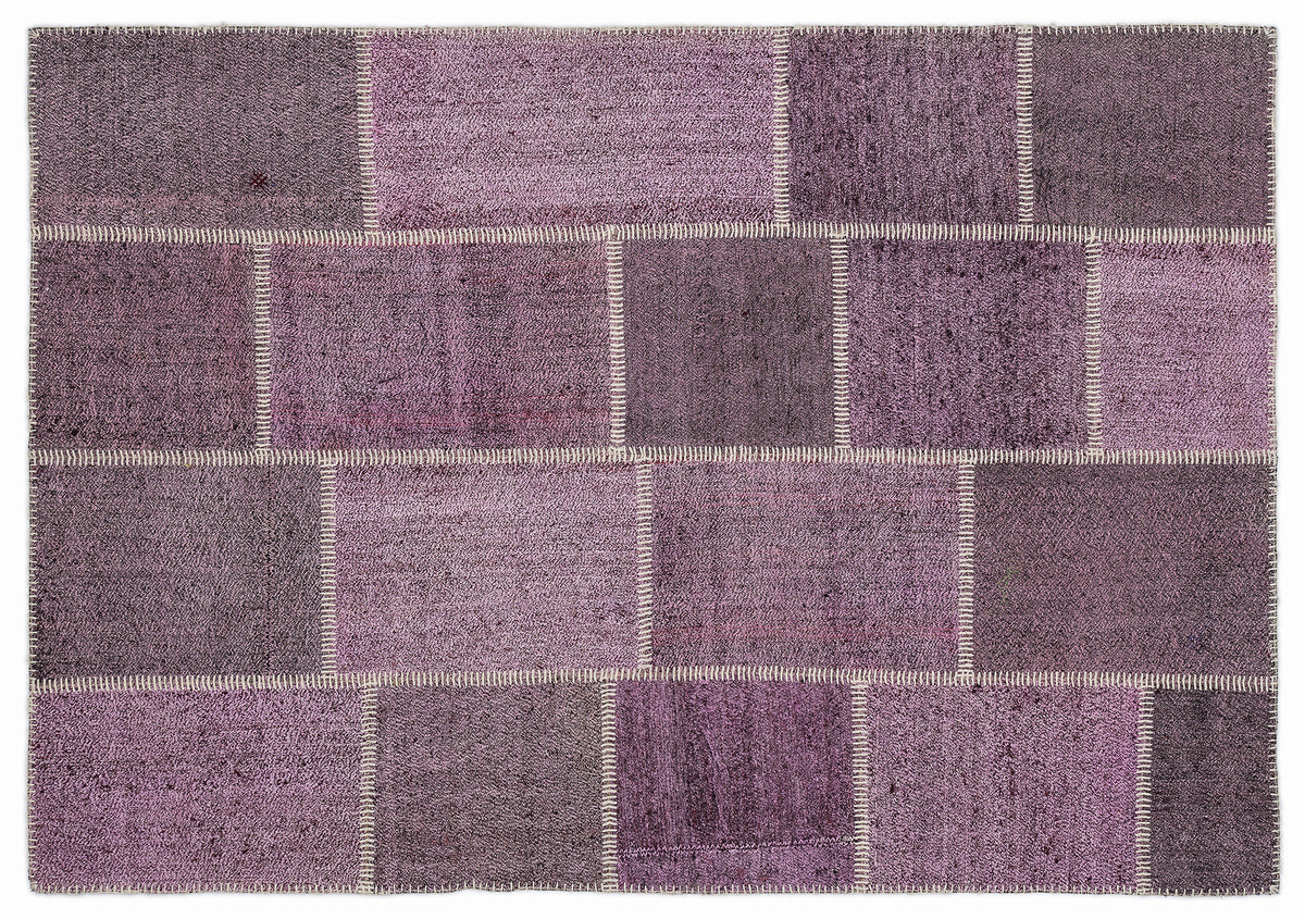 Mixed Over Dyed Kilim Patchwork Unique Rug 5&#39;3&#39;&#39; x 7&#39;7&#39;&#39; ft 160 x 230 cm