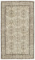 Beige Over Dyed Vintage Rug 4'10'' x 8'6'' ft 147 x 260 cm