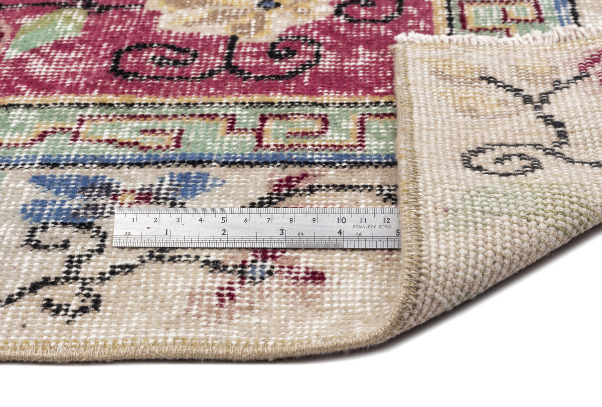 Naturel Over Dyed Vintage Rug 6&#39;2&#39;&#39; x 9&#39;11&#39;&#39; ft 188 x 302 cm