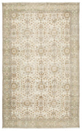 Beige Over Dyed Vintage Rug 6'1'' x 10'0'' ft 186 x 305 cm