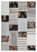 Karabakh Over Dyed Kilim Patchwork Unique Rug 5'3'' x 7'7'' ft 160 x 230 cm