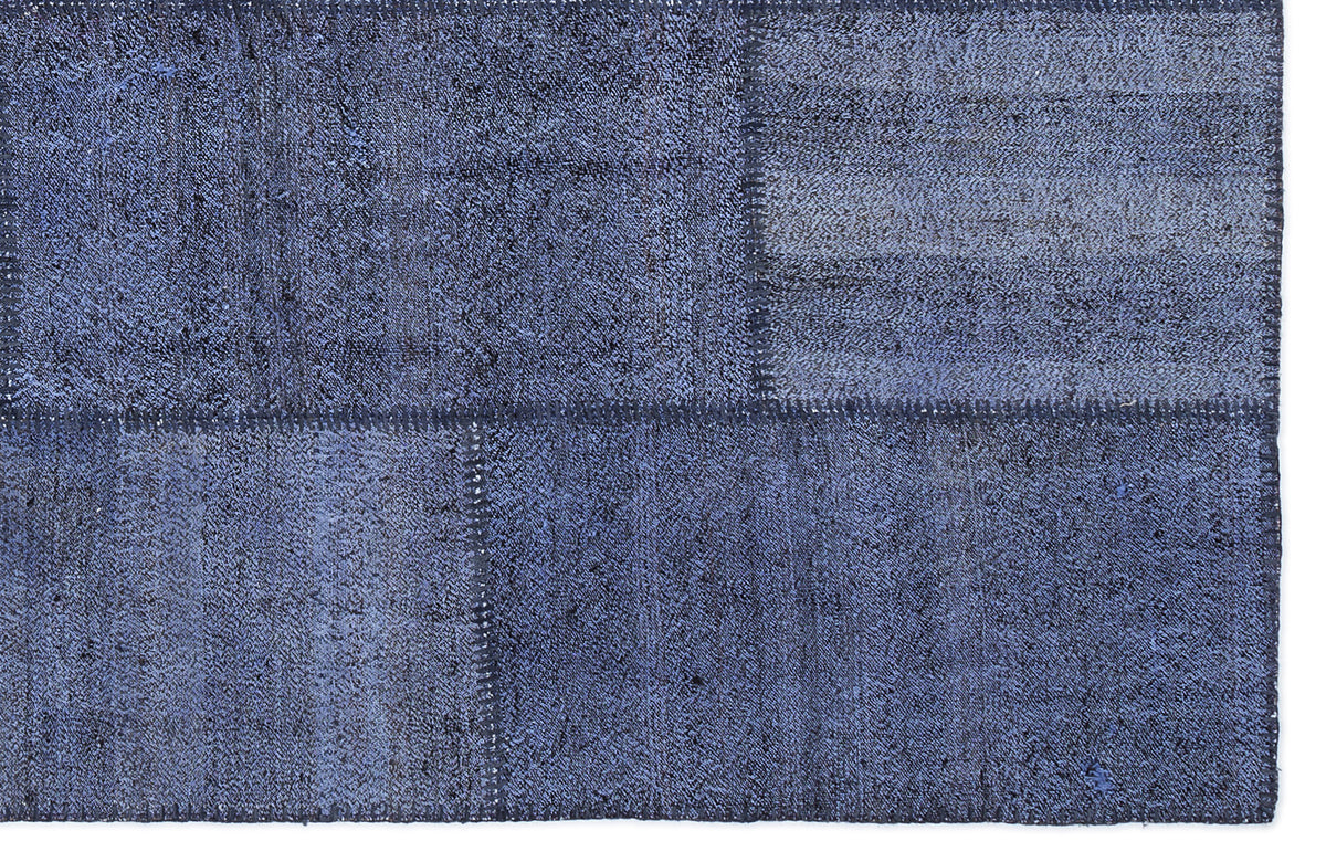 Mixed Over Dyed Kilim Patchwork Unique Rug 5&#39;3&#39;&#39; x 7&#39;7&#39;&#39; ft 160 x 230 cm