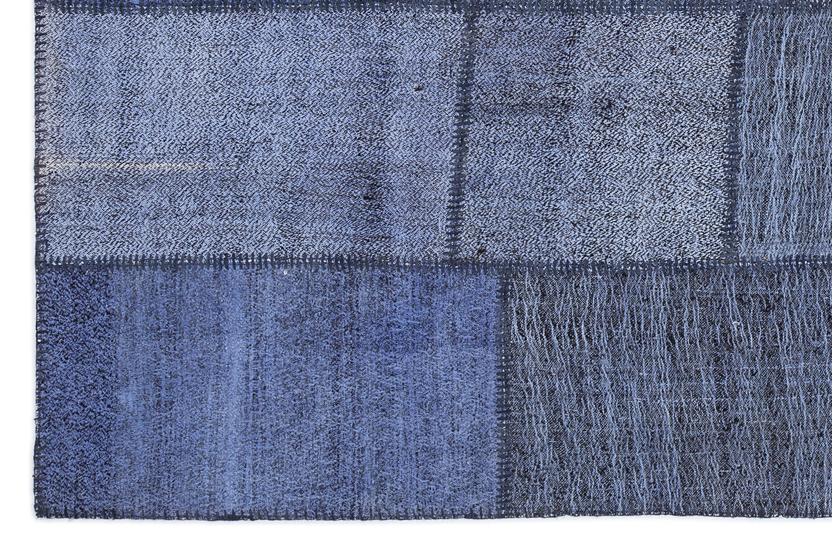 Mixed Over Dyed Kilim Patchwork Unique Rug 5&#39;3&#39;&#39; x 7&#39;7&#39;&#39; ft 160 x 230 cm