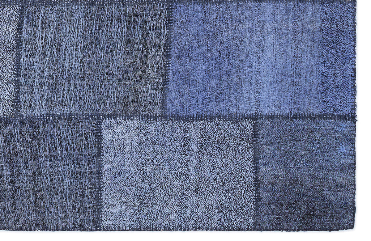 Mixed Over Dyed Kilim Patchwork Unique Rug 5&#39;3&#39;&#39; x 7&#39;7&#39;&#39; ft 160 x 230 cm