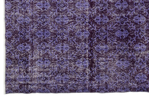 Retro Over Dyed Vintage Rug 6'10'' x 10'8'' ft 208 x 324 cm