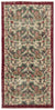 Naturel Over Dyed Vintage Rug 3'6'' x 7'2'' ft 107 x 219 cm