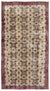Naturel Over Dyed Vintage Rug 3'6'' x 6'7'' ft 107 x 200 cm