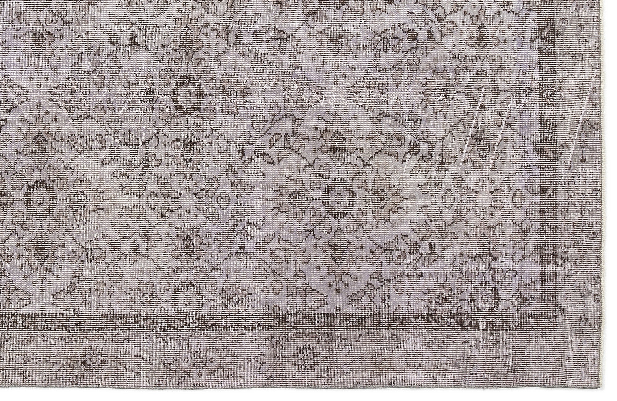 Purple Over Dyed Vintage Rug 4'8'' x 8'2'' ft 142 x 250 cm