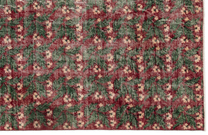 Retro Over Dyed Vintage Rug 5'11'' x 9'2'' ft 181 x 280 cm